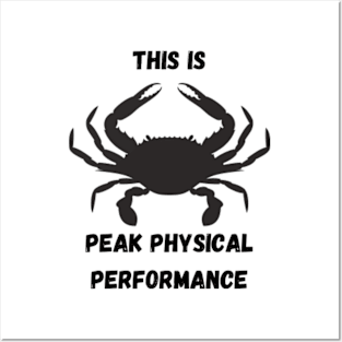 Peak Performance Crab Posters and Art